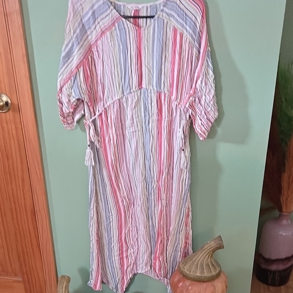 Krazy Kat Vibrant Striped Top